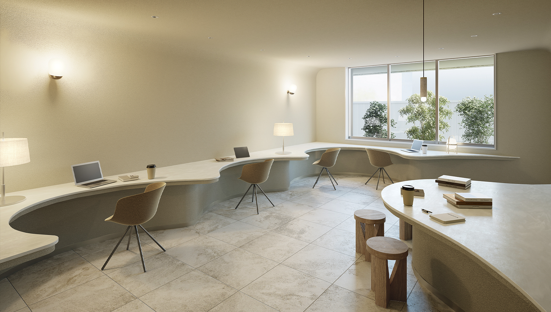 ラウンジ完成予想CG