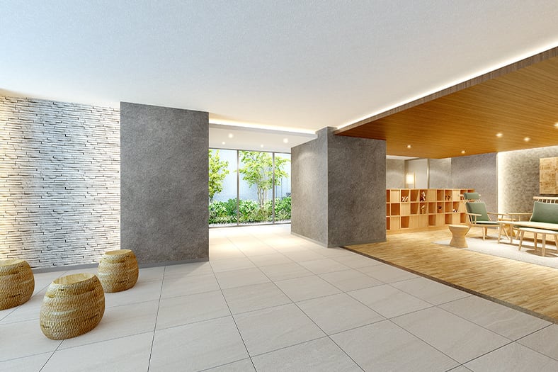 エントランスホール完成予想CG