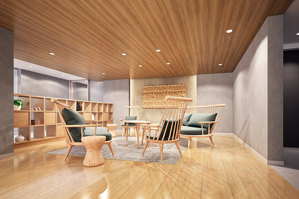 ラウンジ完成予想CG