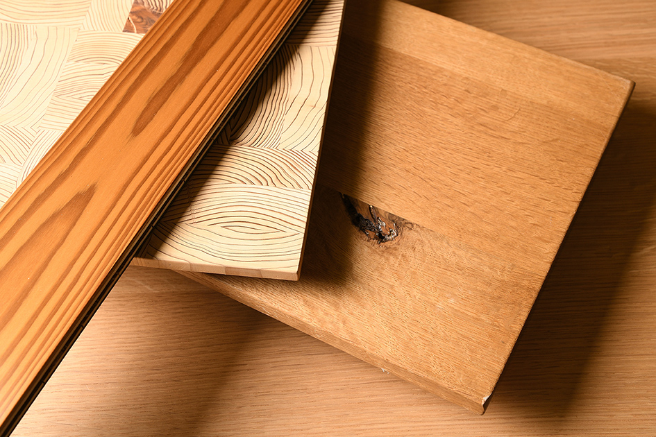  使用部材写真（2024年2月撮影）