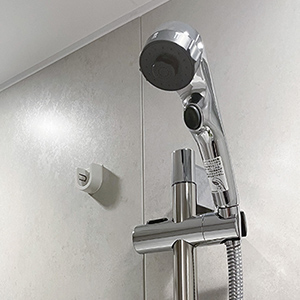 節水機能付シャワーヘッド・スライドバー