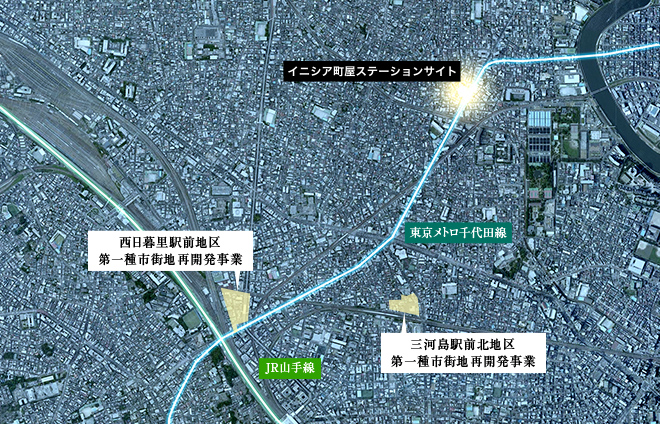 周辺エリア航空写真（出典：国土地理院）