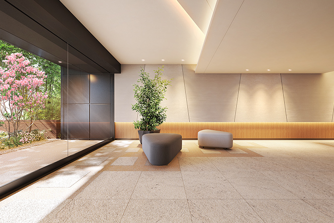 エントランスホール完成予想CG