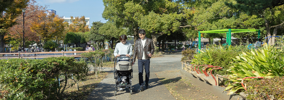 萩中公園（約600m・徒歩8分）2025年11月撮影