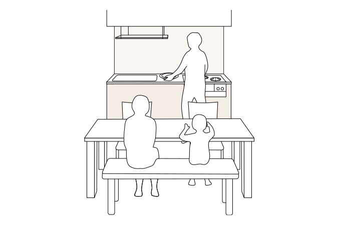 すぐそこキッチン概念図