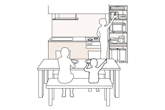 すぐそこキッチン概念図