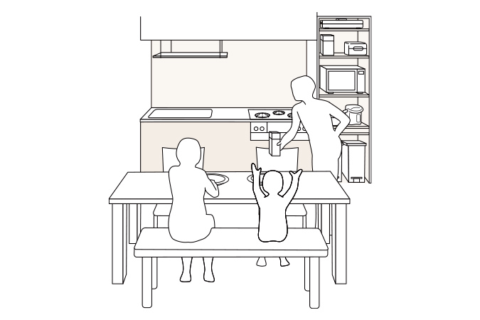 すぐそこキッチン概念図