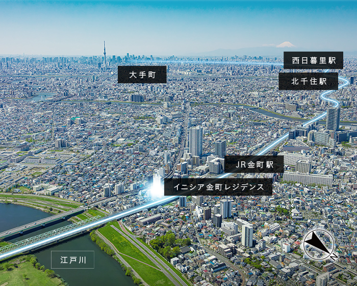 周辺航空写真