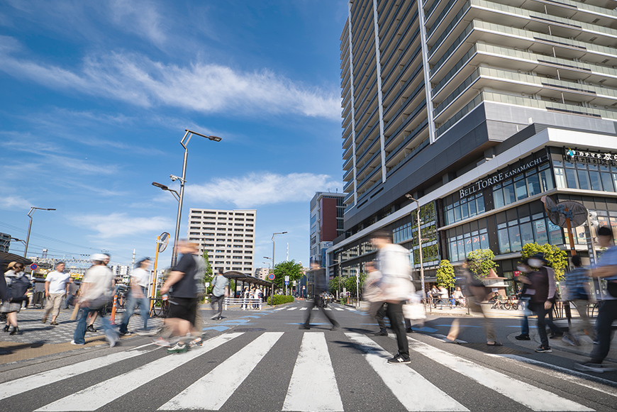 金町街並み（約420m・徒歩6分）