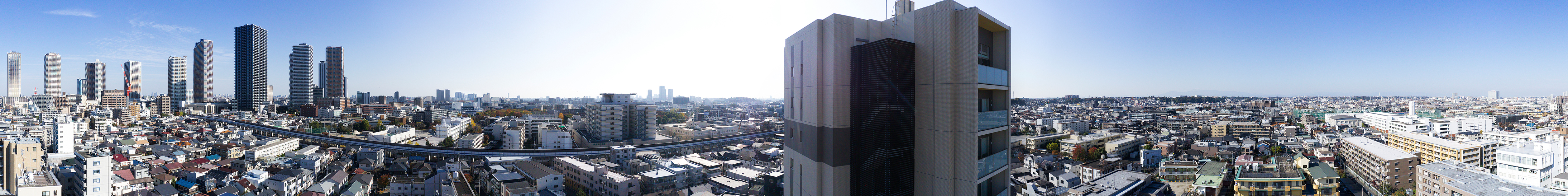 武蔵小杉の街並み（2022年11月撮影）