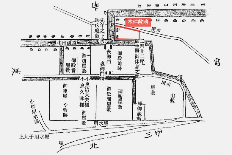 小杉御殿見取り図（提供：新小杉開発株式会社）
