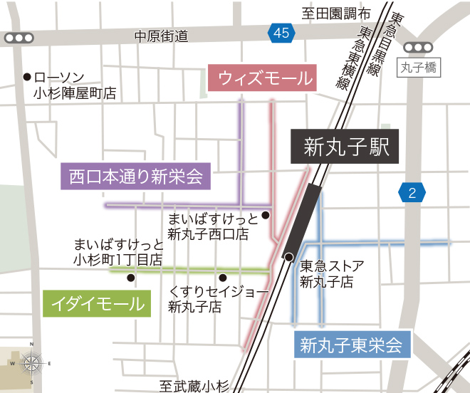 商店街案内図