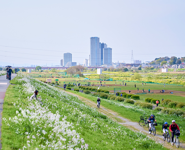 多摩川緑地（約880m／徒歩11分）