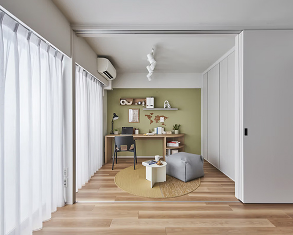 コスモスイニシア和光ギャラリー／リビング・ダイニング、洋室(2) 写真（2023年3月撮影）