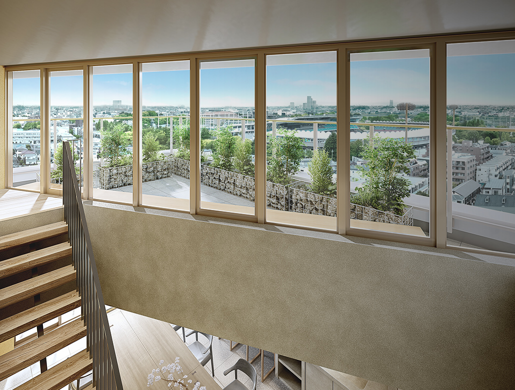 ラウンジ完成予想CG