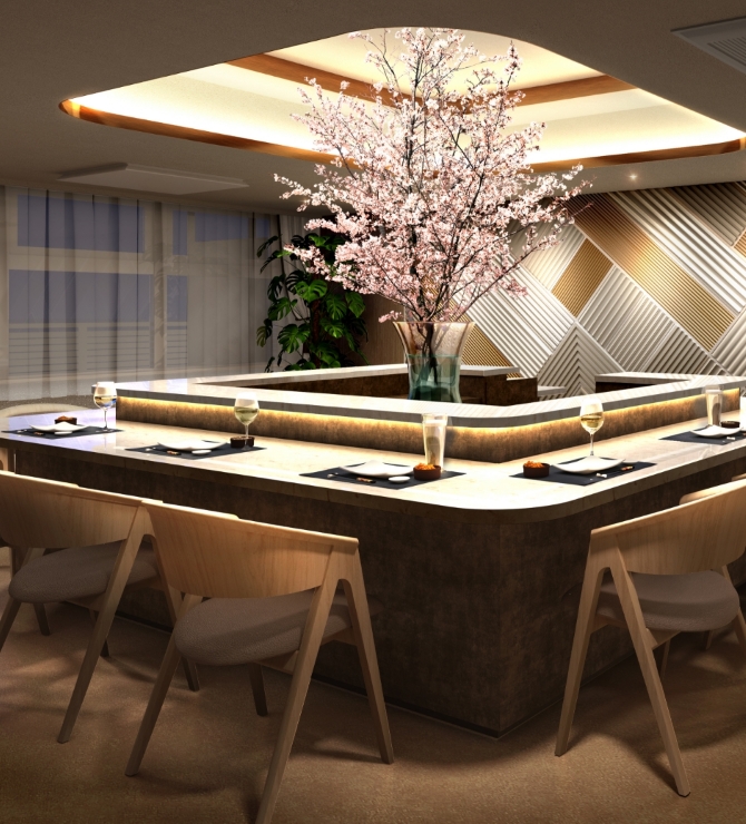 ダイニングラウンジ完成予想CG