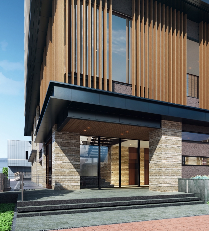 エントランスアプローチ完成予想CG