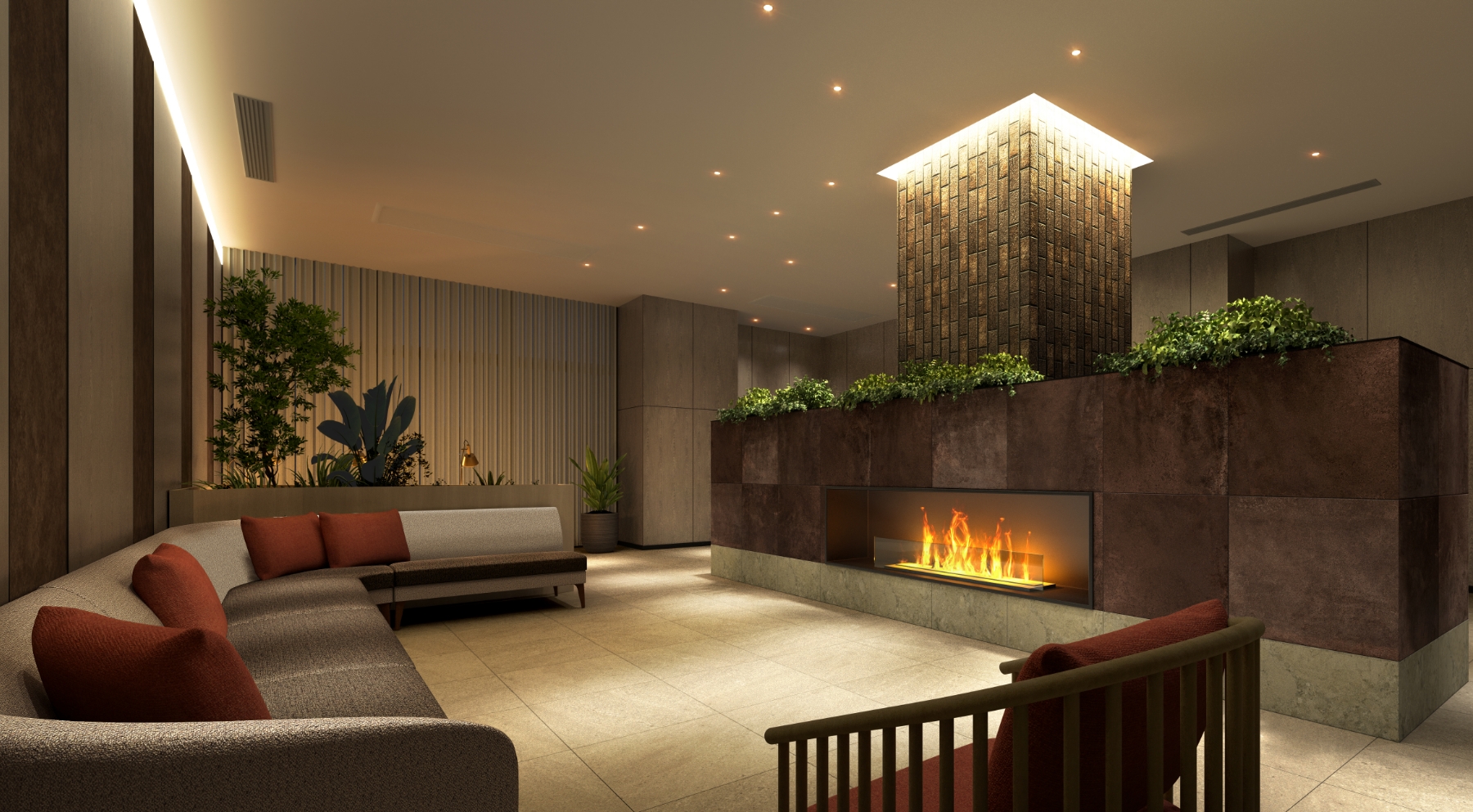 エントランスラウンジ完成予想CG