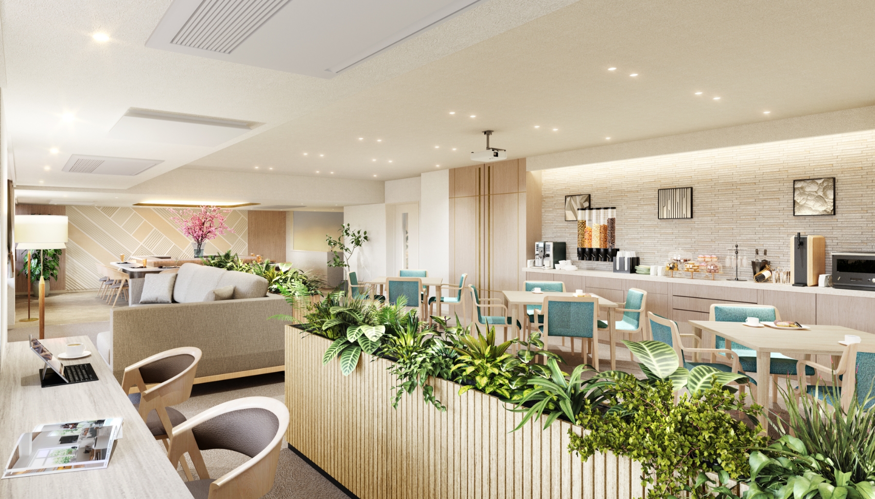 リビングラウンジ完成予想CG