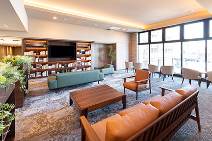 ホワイエ（ライブラリー）