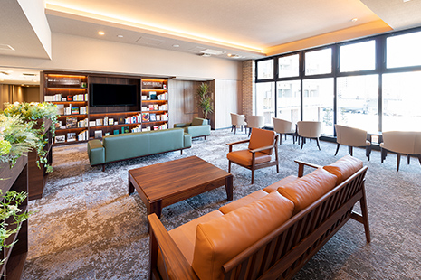 「イニシアグラン札幌イースト」ホワイエ（2022年1月撮影）