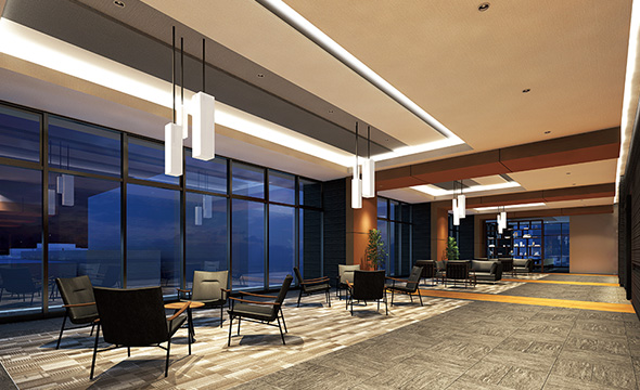 エントランスラウンジ（完成予想図）