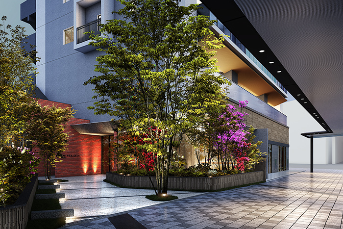 アプローチ完成予想CG