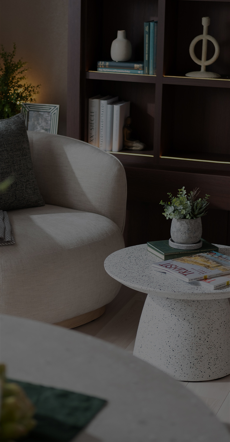 Aタイプモデルルーム リビング・ダイニング（2025年7月撮影）