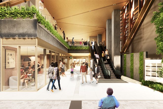 アプローチ広場イメージパース※1