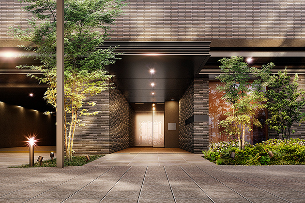 エントランスアプローチ完成予想CG