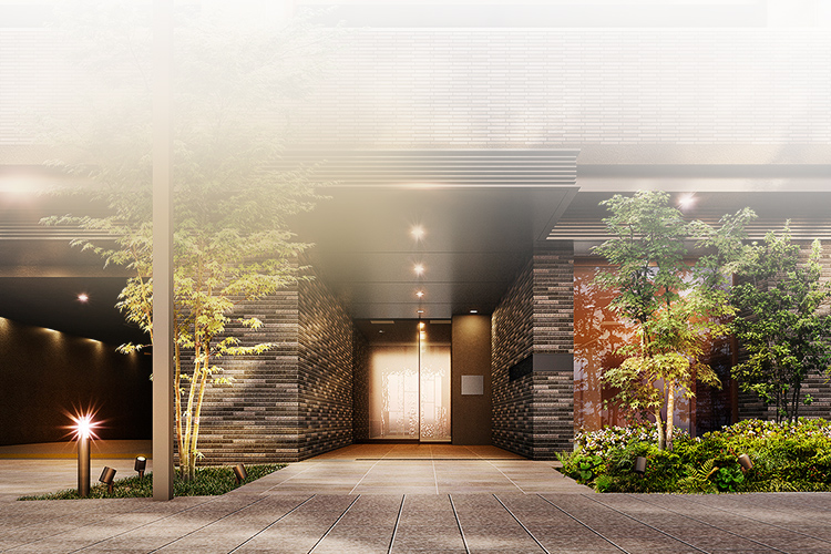 エントランスアプローチ完成予想CG