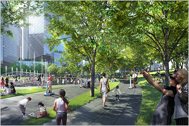 グラングリーン完成予想図