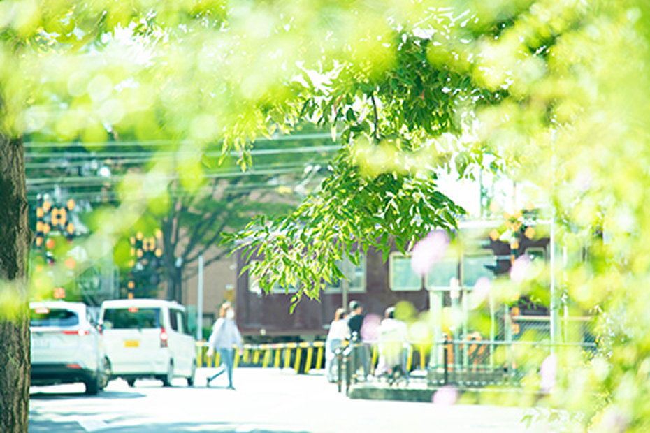 阪急京都線「南茨木」駅界隈(約380m）（2024年10月撮影）