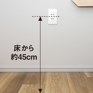 コンセントの高さ