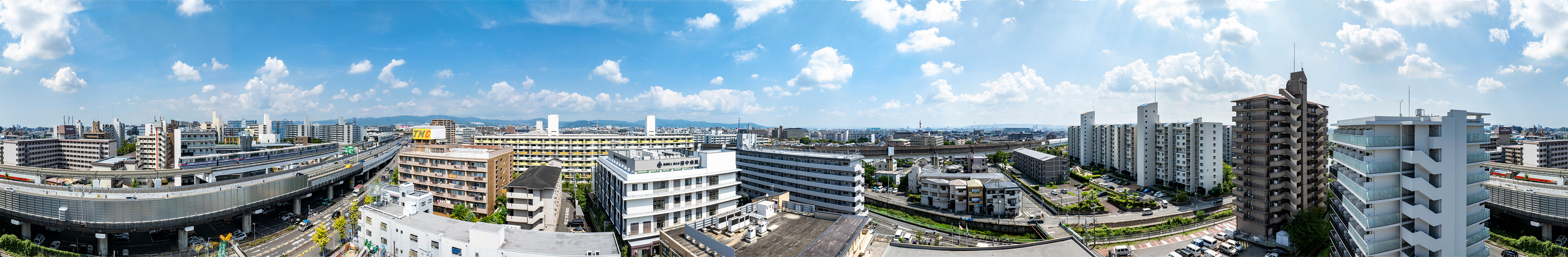 現地10F相当の高さより東側を撮影(2024年9月)