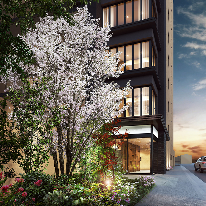 エントランスアプローチイメージCG