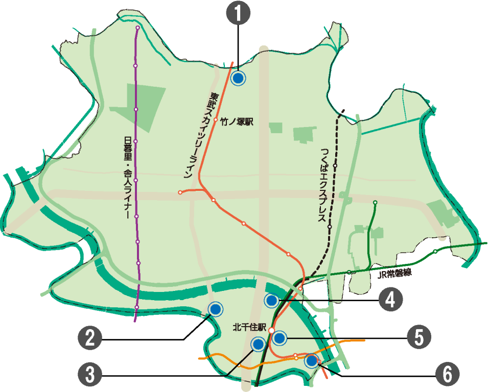 所在地概念図