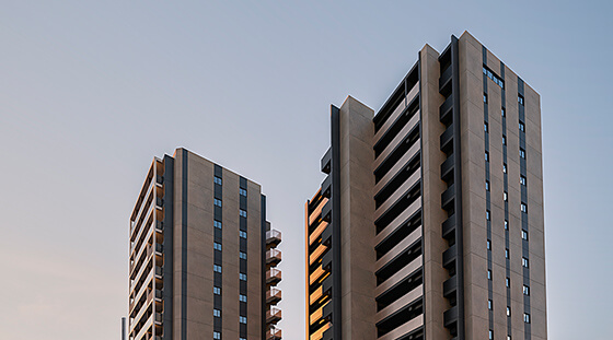 外観完成予想CG（左：Active wing、右：Bright wing）