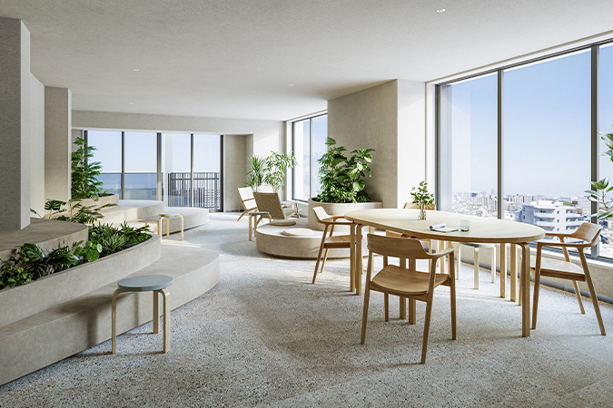 Active wing スカイラウンジ完成予想CG