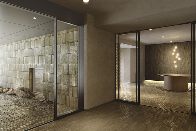 Bright wing エントランスホール完成予想CG