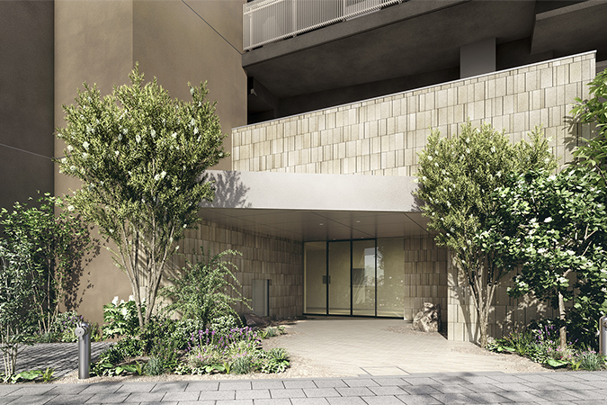 Bright wing エントランス完成予想CG