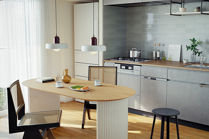 B-Ctype ダイニングキッチン完成予想CG