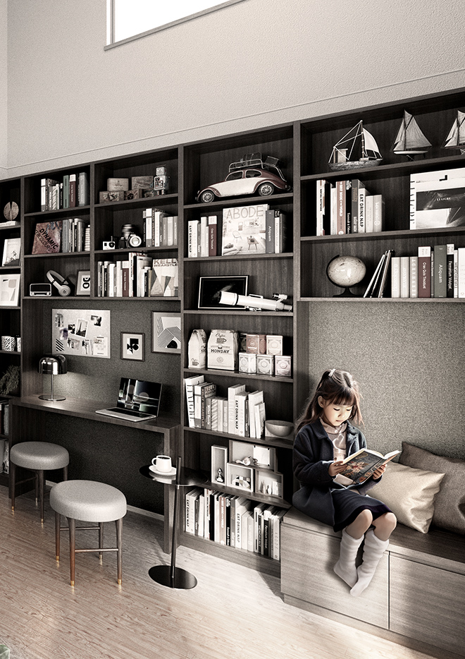 リビング・ダイニング・キッチン完成予想CG