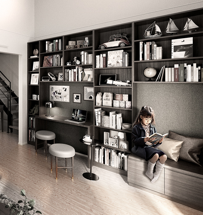 リビング・ダイニング・キッチン完成予想CG