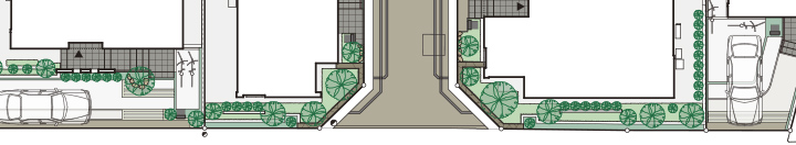 敷地配置図（部分）