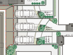 敷地配置図（部分）