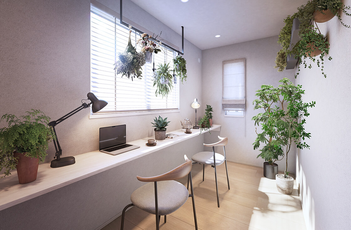 カフェコーナー完成予想CG