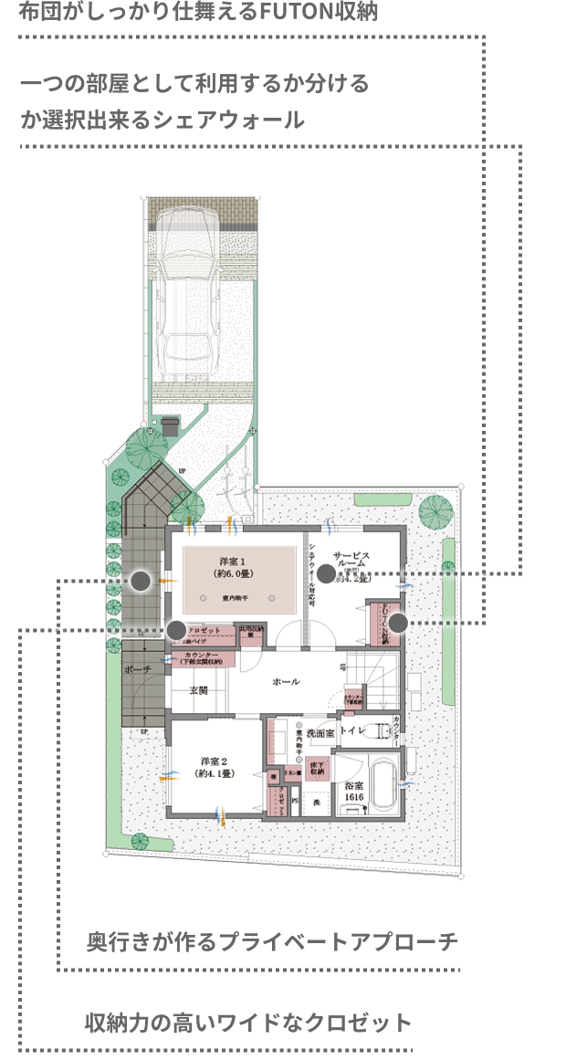3 1階 間取り図