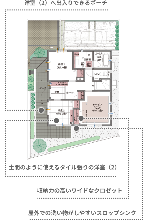 5 1階 間取り図