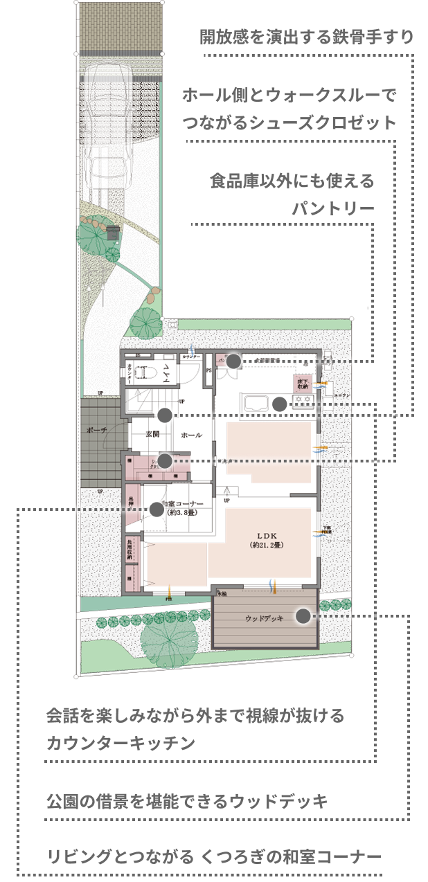 8 1階 間取り図